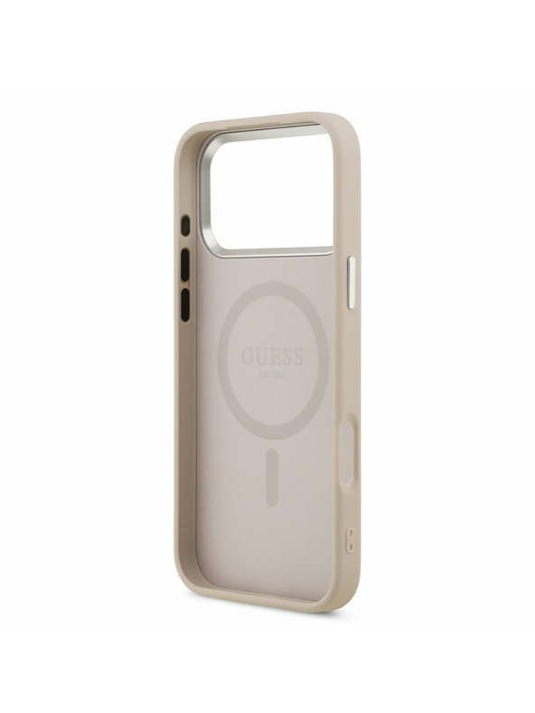 Guess Guess PU Saffiano MagSafe Stražnji Kryt za iPhone 17 Pro Max Pink