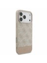 Guess Guess PU 4G Stripe Stražnji Kryt za iPhone 17 Pro Max Pink