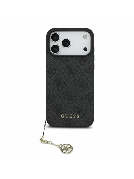 Guess Guess 4G Charm MagSafe Stražnji Kryt za iPhone 17 Pro Max Tone on Tone Grey