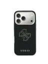 Guess Guess PU Resin Logo Stražnji Kryt za iPhone 17 Pro Max Black