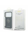 Guess Guess PU Resin Logo Stražnji Kryt za iPhone 17 Pro Max Black