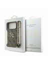 Guess Guess PU 4G Metal Logo Strap Stražnji Kryt za iPhone 17 Pro Max Brown