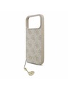 Guess Guess 4G Charm MagSafe Stražnji Kryt za iPhone 17 Pro Max Tone on Tone Pink