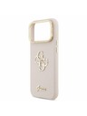 Guess Guess PU Grained 4G Logo Stand Camera Frame Stražnji Kryt za iPhone 17 Pro Max Pink