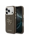 Guess Guess PU Resin Logo Stražnji Kryt za iPhone 17 Pro Max Brown