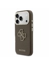 Guess Guess PU Resin Logo Stražnji Kryt za iPhone 17 Pro Max Brown