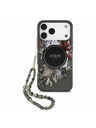 Guess Guess IML Flowers Strap MagSafe Stražnji Poklopac za iPhone 17 Pro Max Black