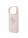 Guess Guess PU Resin Logo Stražnji Poklopac za iPhone 17 Pro Max Pink
