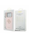 Guess Guess PU Resin Logo Stražnji Poklopac za iPhone 17 Pro Max Pink