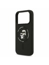 Karl Lagerfeld Karl Lagerfeld Liquid Silicone Karl and Choupette MagSafe Stražnji Poklopac za iPhone 17 Pro Max Black