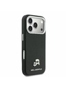 Karl Lagerfeld Karl Lagerfeld PU Karl and Choupette Heads Pins MagSafe Stražnji Poklopac za iPhone 17 Pro Max Black