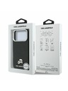 Karl Lagerfeld Karl Lagerfeld PU Karl and Choupette Heads Pins MagSafe Stražnji Poklopac za iPhone 17 Pro Max Black