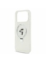 Karl Lagerfeld Karl Lagerfeld Ringstand Karl and Choupette MagSafe Stražnji Poklopac za iPhone 17 Pro Max White