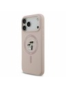 Karl Lagerfeld Karl Lagerfeld Liquid Silicone Karl and Choupette MagSafe Stražnji Poklopac za iPhone 17 Pro Max Pink