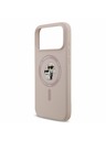 Karl Lagerfeld Karl Lagerfeld Liquid Silicone Karl and Choupette MagSafe Stražnji Poklopac za iPhone 17 Pro Max Pink