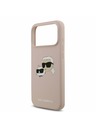 Karl Lagerfeld Karl Lagerfeld Liquid Silicone Double Heads MagSafe Stražnji Poklopac za iPhone 17 Pro Max Pink