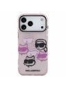 Karl Lagerfeld Karl Lagerfeld IML Multi K&CH Heads Stražnji Poklopac za iPhone 17 Pro Max Pink