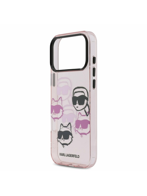 Karl Lagerfeld Karl Lagerfeld IML Multi K&CH Heads Stražnji Poklopac za iPhone 17 Pro Max Pink