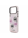 Karl Lagerfeld Karl Lagerfeld IML Multi K&CH Heads Stražnji Poklopac za iPhone 17 Pro Max Pink