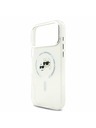 Karl Lagerfeld Karl Lagerfeld IML K&CH Heads Metal Frame MagSafe Stražnji Poklopac za iPhone 17 Pro Max Transparent