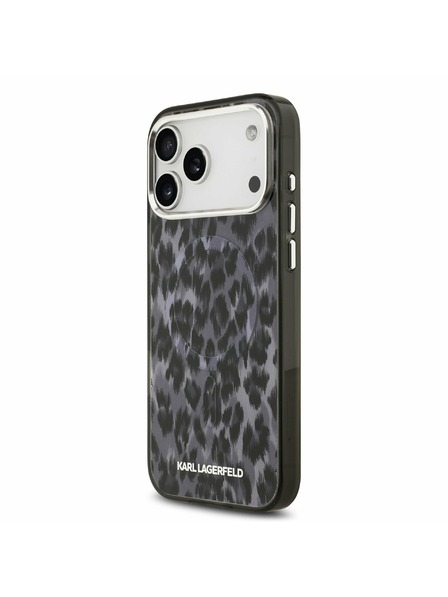 Karl Lagerfeld Karl Lagerfeld IML Leopard MagSafe Stražnji Poklopac za iPhone 17 Pro Max Grey