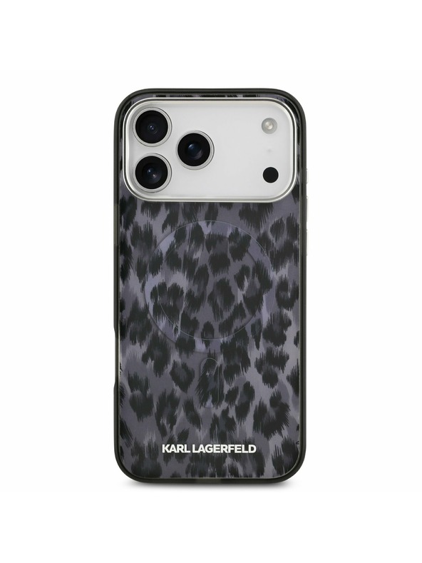 Karl Lagerfeld Karl Lagerfeld IML Leopard MagSafe Stražnji Poklopac za iPhone 17 Pro Max Grey