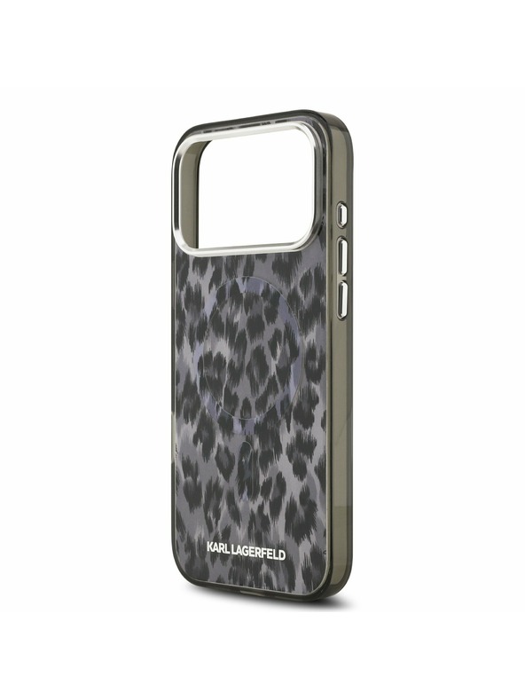 Karl Lagerfeld Karl Lagerfeld IML Leopard MagSafe Stražnji Poklopac za iPhone 17 Pro Max Grey