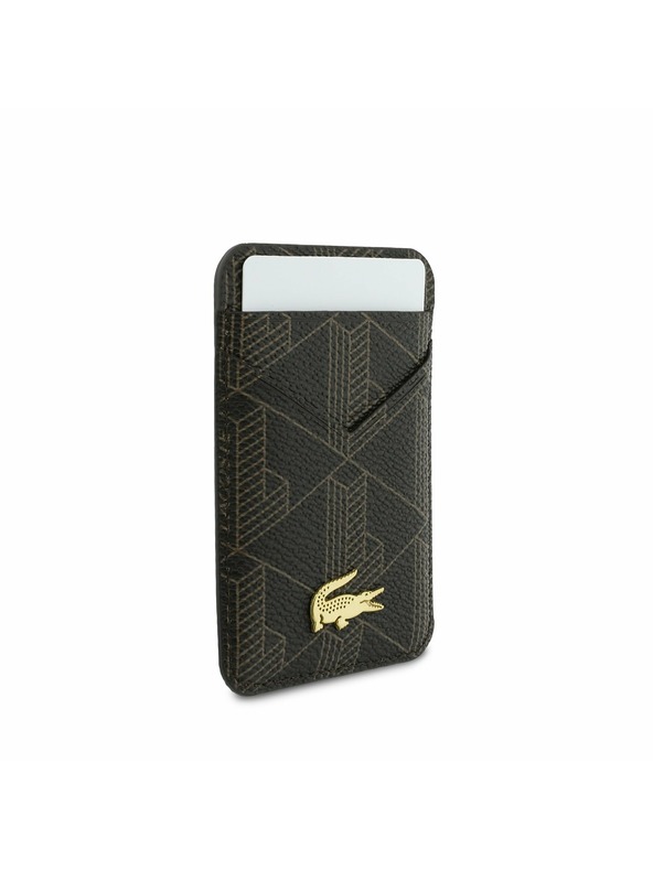 Lacoste Lacoste PVC Blend MagSafe Stražnji Poklopac + Novčanik za iPhone 17 Pro Max Brown