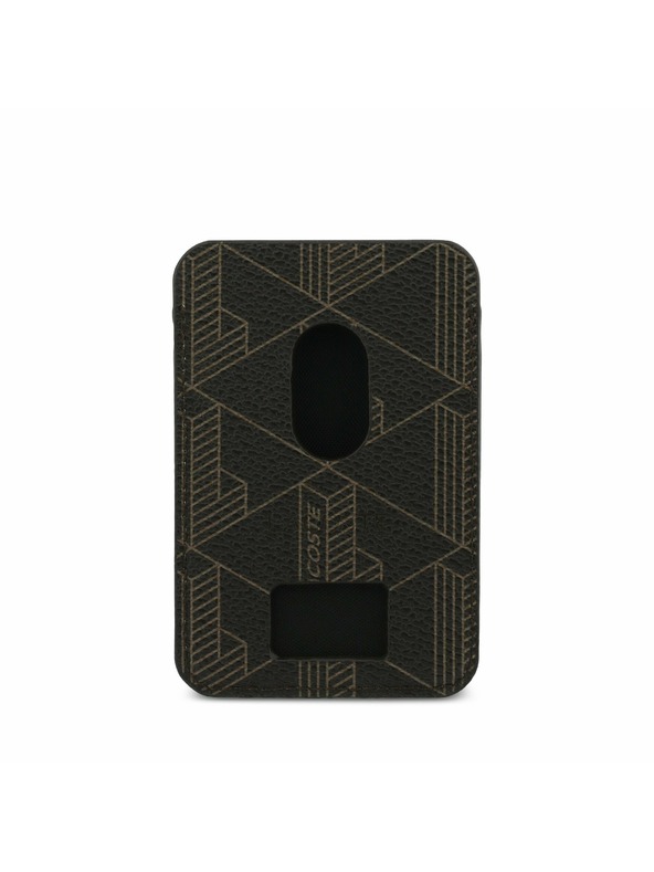 Lacoste Lacoste PVC Blend MagSafe Stražnji Poklopac + Novčanik za iPhone 17 Pro Max Brown