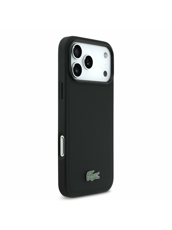 Lacoste Lacoste Iconic Petit Pique MagSafe Stražnji Poklopac + Novčanik za iPhone 17 Pro Max Black
