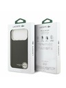 Lacoste Lacoste PU Leather Champs Elysees MagSafe Stražnji Poklopac za iPhone 17 Pro Max Black