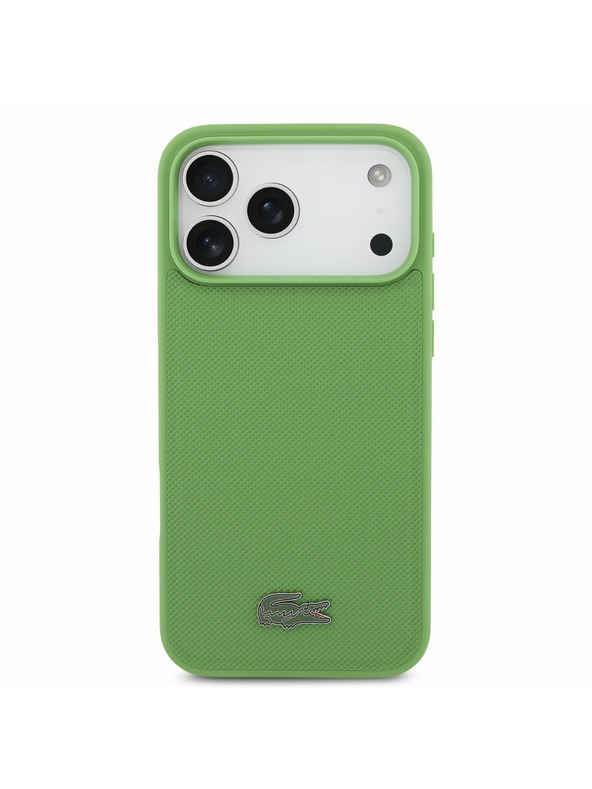 Lacoste Lacoste Iconic Petit Pique MagSafe Zadnja Maska + Novčanik za iPhone 17 Pro Max Green
