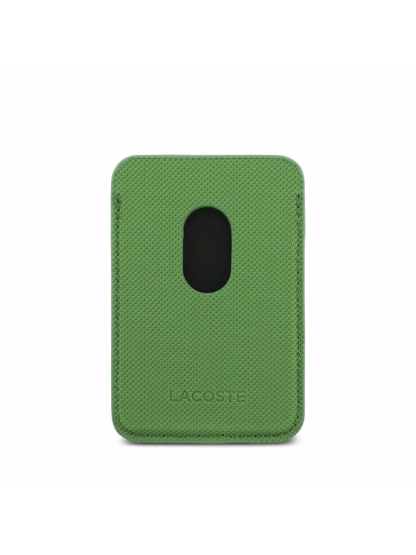 Lacoste Lacoste Iconic Petit Pique MagSafe Zadnja Maska + Novčanik za iPhone 17 Pro Max Green