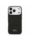 Lacoste Lacoste PVC Iconic Petit Pique Metal Logo MagSafe Zadnja Maska za iPhone 17 Pro Max Black
