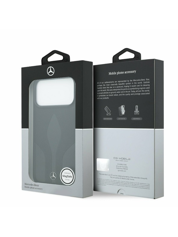 Mercedes Mercedes Leather The Move MagSafe Zadnja Maska za iPhone 17 Pro Max Black