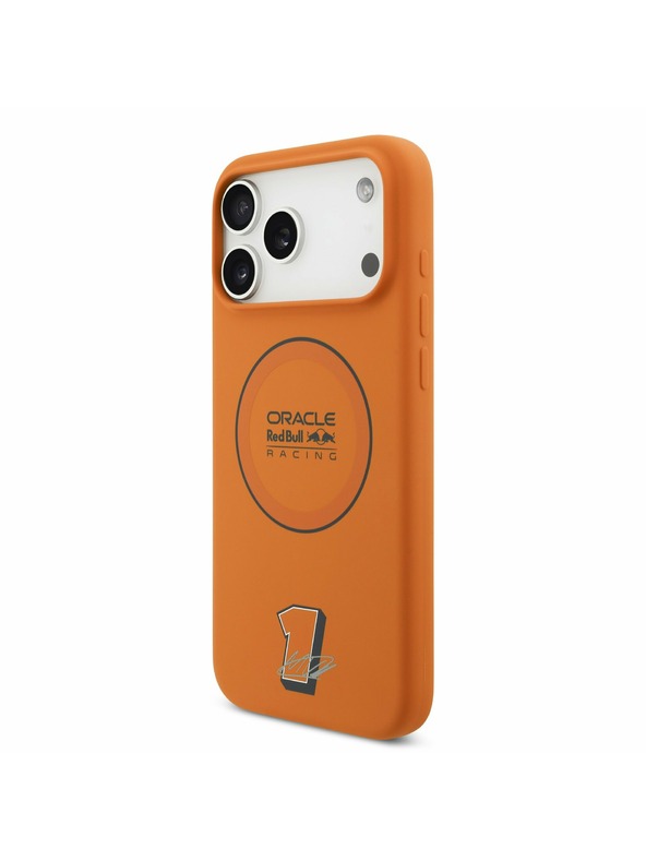 Red Bull Red Bull Silicone Blue Ring MagSafe Zadnja Maska za iPhone 17 Pro Max Orange