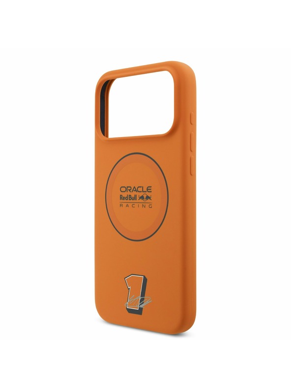 Red Bull Red Bull Silicone Blue Ring MagSafe Zadnja Maska za iPhone 17 Pro Max Orange