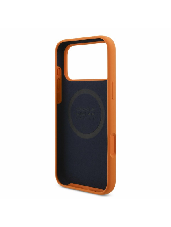 Red Bull Red Bull Silicone Blue Ring MagSafe Zadnja Maska za iPhone 17 Pro Max Orange