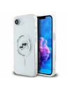 Karl Lagerfeld Karl Lagerfeld IML K&CH Heads Metal Frame MagSafe Zadnja Maska za iPhone 16e/17e Transparent