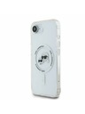 Karl Lagerfeld Karl Lagerfeld IML K&CH Heads Metal Frame MagSafe Zadnja Maska za iPhone 16e/17e Transparent