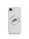 Karl Lagerfeld Karl Lagerfeld IML K&CH Heads Metal Frame MagSafe Zadnja Maska za iPhone 16e/17e Transparent