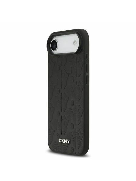 DKNY DKNY PU Leather Grid Pattern Magsafe Zadnja Maska za iPhone Air Black