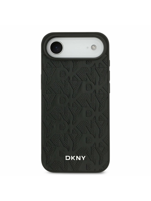 DKNY DKNY PU Leather Grid Pattern Magsafe Zadnja Maska za iPhone Air Black