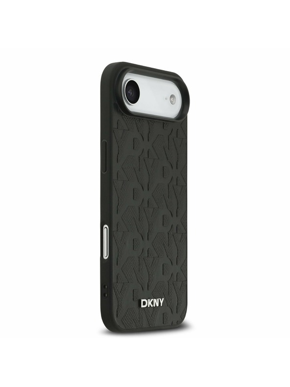 DKNY DKNY PU Leather Grid Pattern Magsafe Zadnja Maska za iPhone Air Black