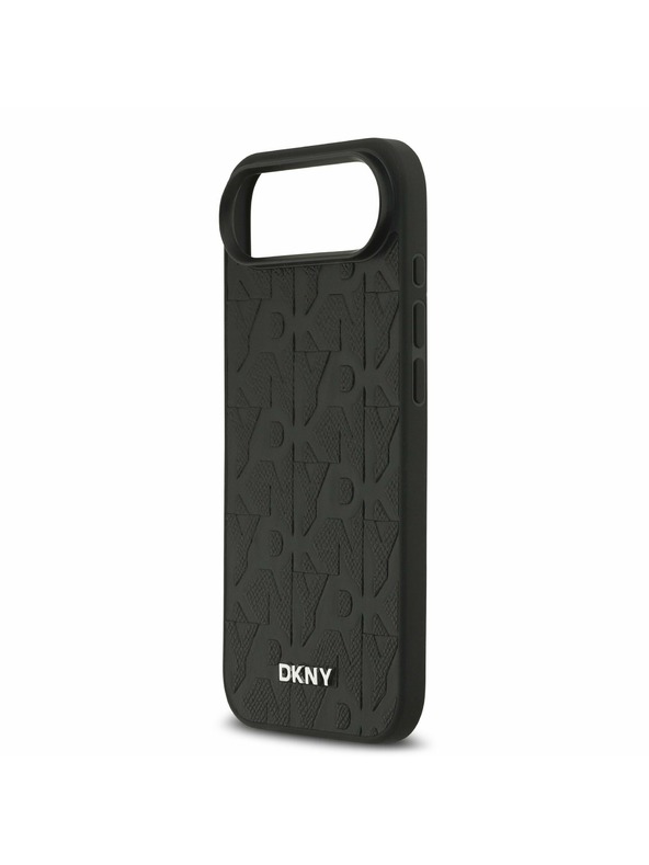DKNY DKNY PU Leather Grid Pattern Magsafe Zadnja Maska za iPhone Air Black