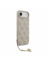 Guess Guess 4G Charm MagSafe Zadnja Maska za iPhone Air Tone on Tone Pink