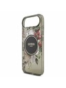 Guess Guess IML Flowers Strap MagSafe Zadnja Maska za iPhone Air Black