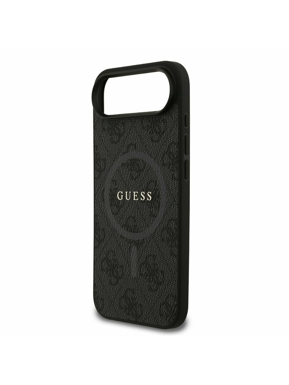 Guess Guess PU Leather 4G Colored Ring MagSafe Zadnja Maska za iPhone Air Black
