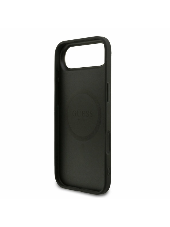 Guess Guess PU Leather 4G Colored Ring MagSafe Zadnja Maska za iPhone Air Black
