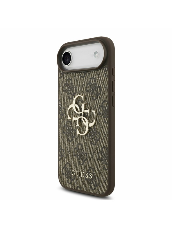 Guess Guess PU 4G Metal Logo Zadnja Maska za iPhone Air Brown